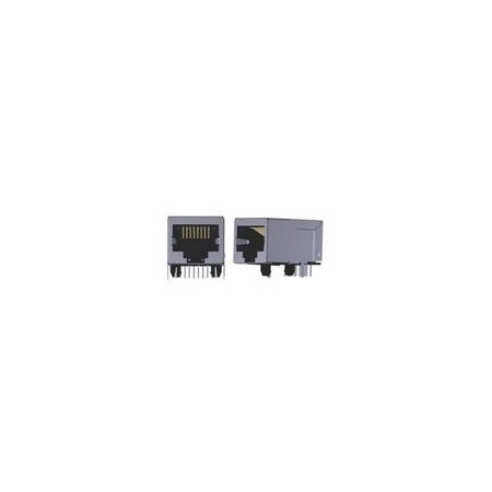 Abracon Modular Connectors / Ethernet Connectors Rj45 Jack W/Mag 1X1 1000Base-T ARJM11B1-502-NN-EW2